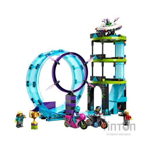 Конструктор LEGO City Stuntz Неймовірне завдання для каскадерів 385 деталей (60361)