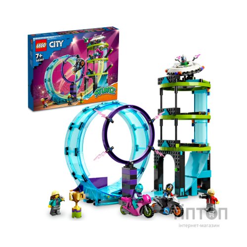 Конструктор LEGO City Stuntz Неймовірне завдання для каскадерів 385 деталей (60361)