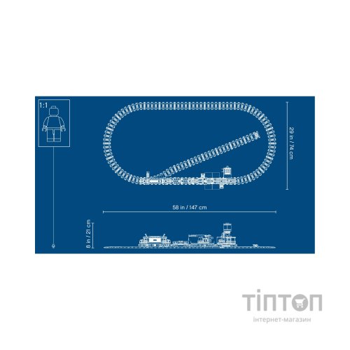 Конструктор LEGO CITY Вантажний потяг (60198)