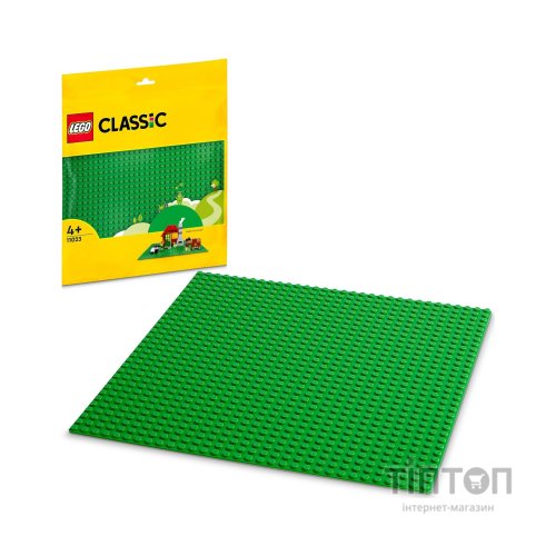 Конструктор LEGO Classic Базова пластина зеленого кольору (11023)