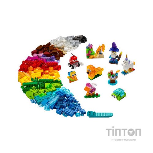 Конструктор LEGO Classic Прозорі кубики для творчості (11013)