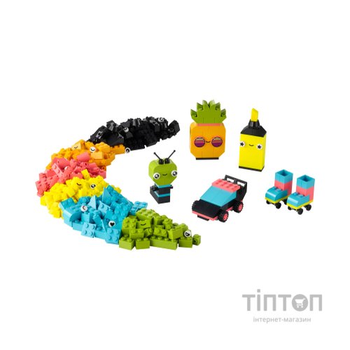 Конструктор LEGO Classic Творчі неонові веселощі 333 деталі (11027)