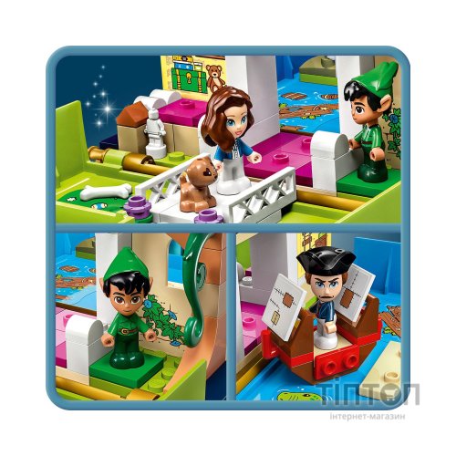 Конструктор LEGO Disney Classic Книга пригод Пітера Пена та Венді 111 деталей (43220)