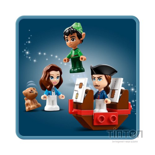 Конструктор LEGO Disney Classic Книга пригод Пітера Пена та Венді 111 деталей (43220)