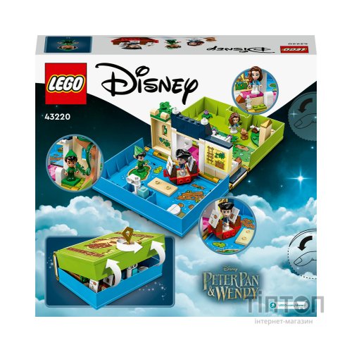 Конструктор LEGO Disney Classic Книга пригод Пітера Пена та Венді 111 деталей (43220)