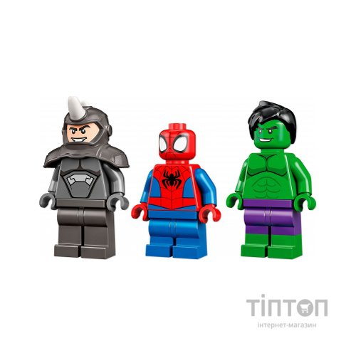 Конструктор LEGO Disney Сутичка Халка і Носорога на вантажівках (10782)
