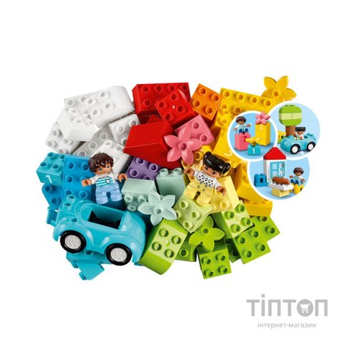 Конструктор LEGO DUPLO Classic Коробка з кубиками 65 деталей (10913)