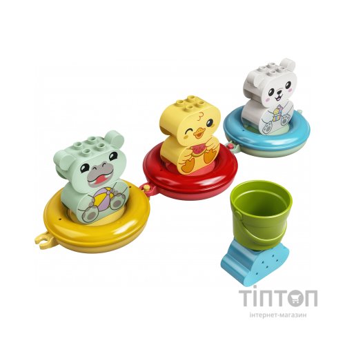 Конструктор LEGO DUPLO My First Веселе купання: Поїзд, що плаває, з тваринами (10965)