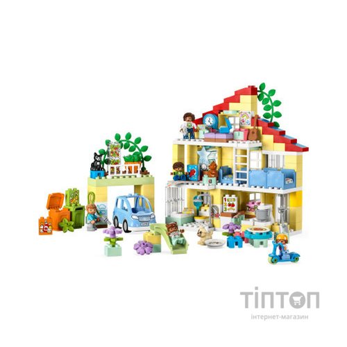 Конструктор LEGO DUPLO Сімейний будинок 3 в 1 218 деталей (10994)