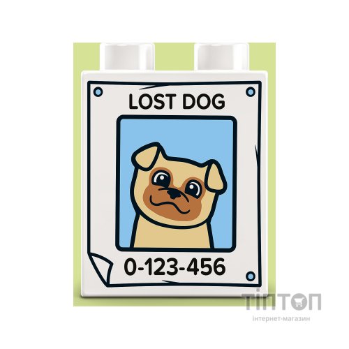 Конструктор LEGO DUPLO Town Поліцейський мотоцикл 5 деталей (10967)