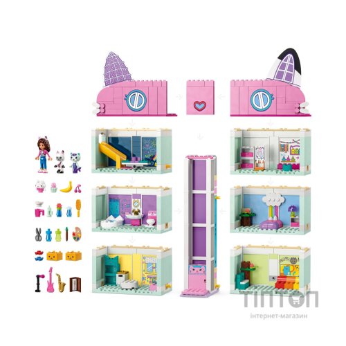 Конструктор LEGO Gabby's Dollhouse Ляльковий будиночок Ґаббі 498 деталей (10788)