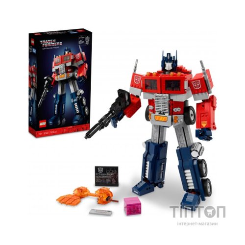 Конструктор LEGO Icons Optimus Prime 1508 деталей (10302)