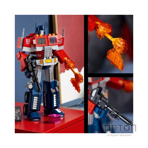 Конструктор LEGO Icons Optimus Prime 1508 деталей (10302)