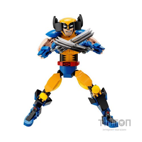 Конструктор LEGO Marvel Фігурка Росомахи для складання 327 деталей (76257)