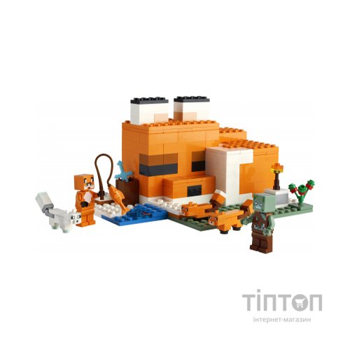 Конструктор LEGO Minecraft Лисича хатина 193 деталі (21178)