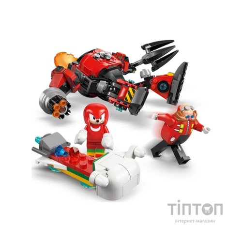 Конструктор LEGO Sonic Knuckles vs. Dr. Eggman Egg Crusher Mech (77005)