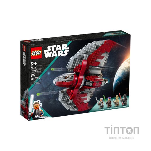 Конструктор LEGO Star Wars Шатл джедаїв T-6 Асоки Тано 601 деталь (75362)