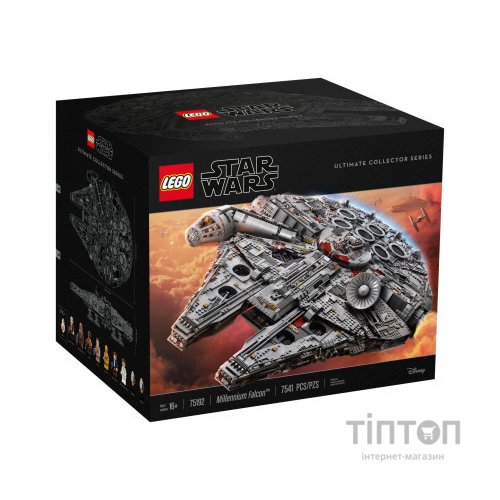 Конструктор LEGO Star Wars Сокол Тысячелетия Millennium Falcon 7541 деталь (75192)