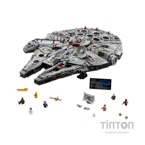 Конструктор LEGO Star Wars Сокол Тысячелетия Millennium Falcon 7541 деталь (75192)