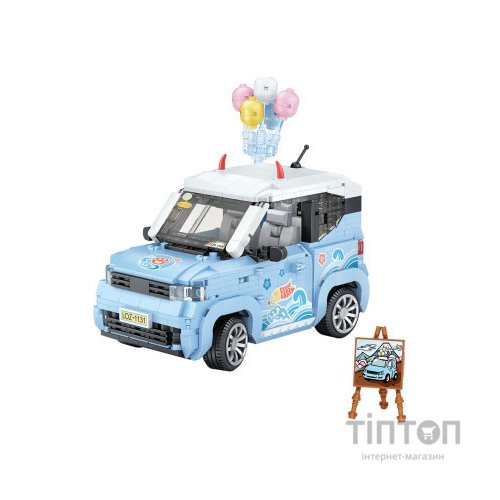 Конструктор LOZ mini Автомобіль MINI блакитний (1131)