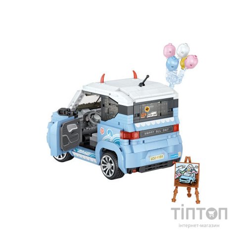 Конструктор LOZ mini Автомобіль MINI блакитний (1131)