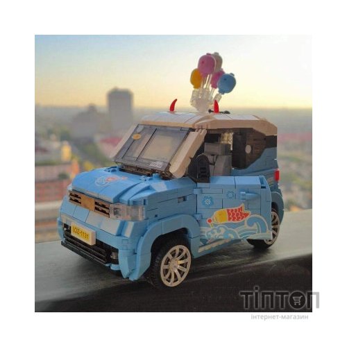 Конструктор LOZ mini Автомобіль MINI блакитний (1131)