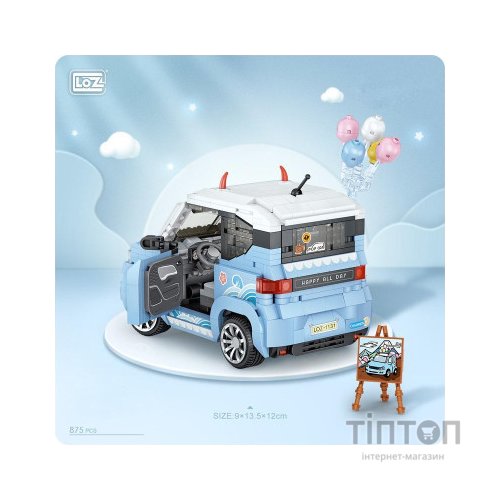 Конструктор LOZ mini Автомобіль MINI блакитний (1131)