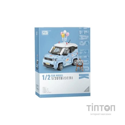 Конструктор LOZ mini Автомобіль MINI блакитний (1131)