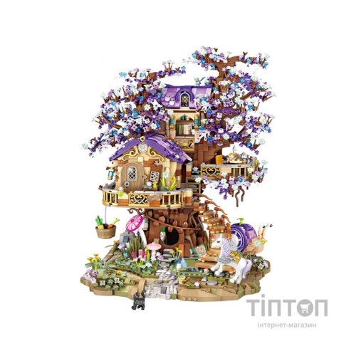 Конструктор LOZ mini Будиночок ельфа на дереві без фігурок (1065)