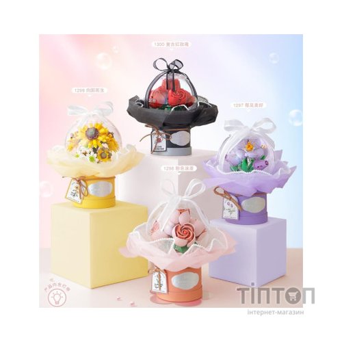 Конструктор LOZ mini букет троянд (1300)