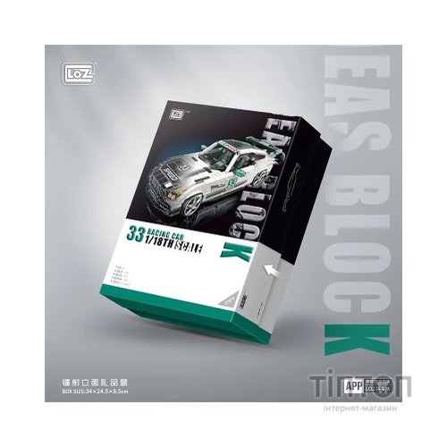 Конструктор LOZ mini Гоночний автомобіль (1128)