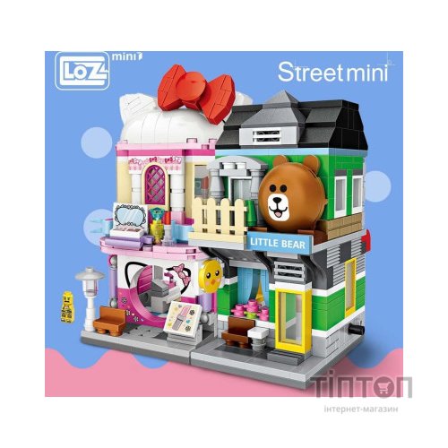 Конструктор LOZ mini Магазин Маленький ведмедик (1630)