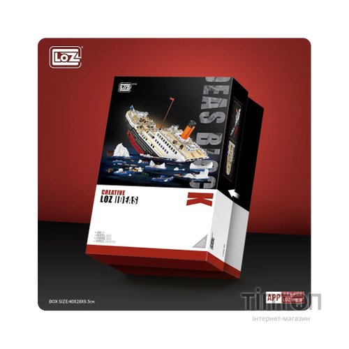 Конструктор LOZ mini Титанік без фігурок (1060)