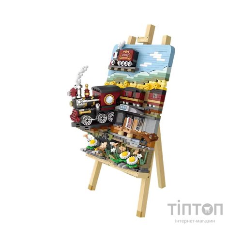 Конструктор LOZ mini Весняний поїзд без фігурок (1296)