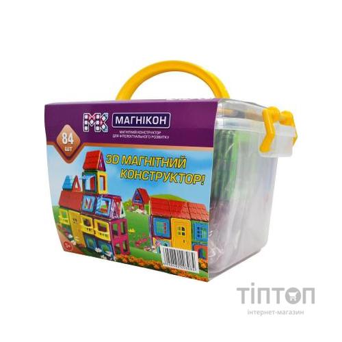 Конструктор Магнікон 84 детали Plastic box (МK-84)