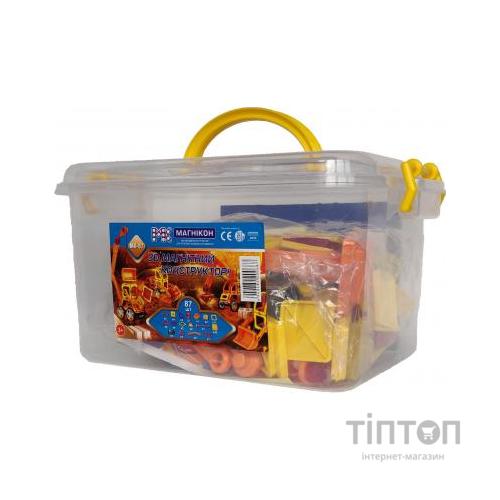 Конструктор Магнікон 87 деталей Plastic box (MK-87)