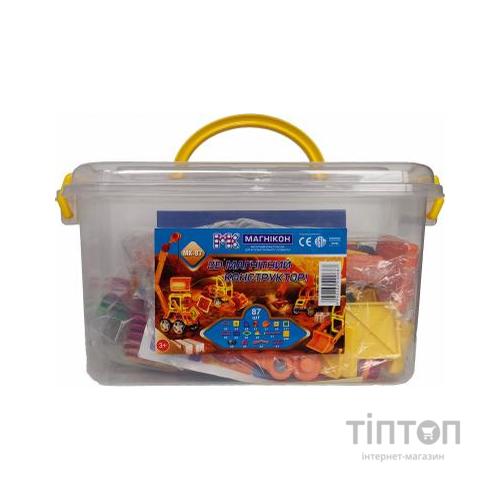 Конструктор Магнікон 87 деталей Plastic box (MK-87)