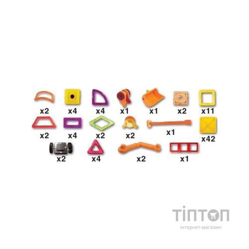 Конструктор Магнікон 87 деталей Plastic box (MK-87)