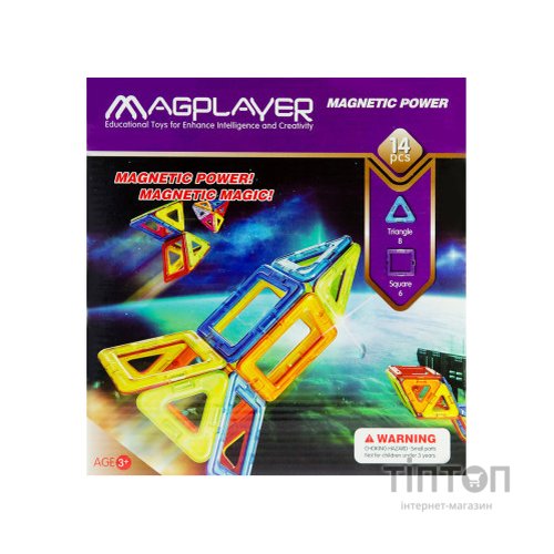 Конструктор Magplayer Набор 14 элементов (MPB-14)