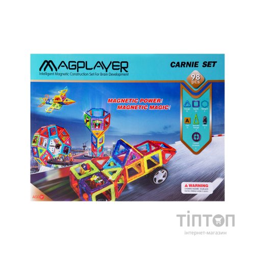 Конструктор Magplayer Набор 98 элементов (MPA-98)