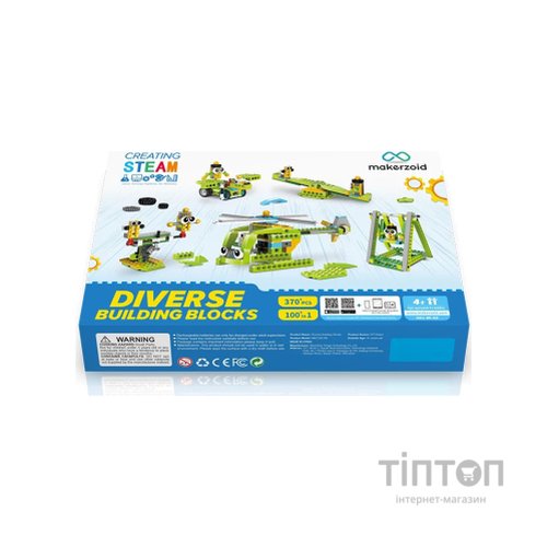 Конструктор Makerzoid Diverse Building Blocks (MKZ-BK-DB)