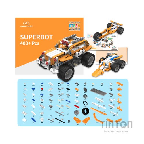 Конструктор Makerzoid Superbot Educational Building Blocks (MKZ-ID-SPB)