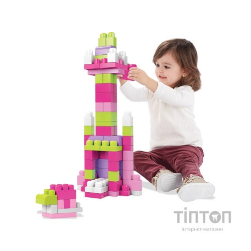Конструктор Mega Bloks Рожевий 80 деталей (DCH62)
