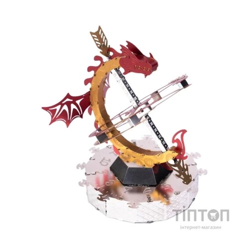 Конструктор Metal Time Колекцiйна модель Sun Chaser Dragon Stand Clock Сонячний годинник (MT025)