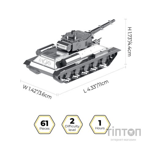 Конструктор Metal Time колекційна модель T-34/85 (MT071)