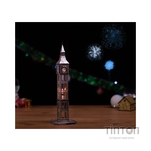 Конструктор Metal Time Колекцiйна модель The Great Bell Годинникова вежа Біг-Бен настільний годинник (MT077)