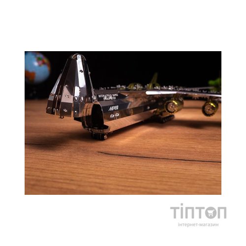 Конструктор Metal Time Колекційна модель Ukrainian Dream механічний літак Мрія АН-225 двокольоровий Exclusive Edition (MT001EE)