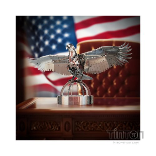 Конструктор Metal Time Колекційна модель Unity Wings Eagle Silver Armor (MT101/READY)