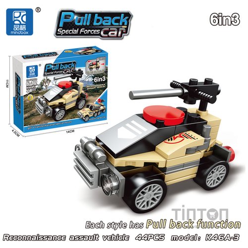 Конструктор MINDBOX Інерційна військова машинка в асортименті