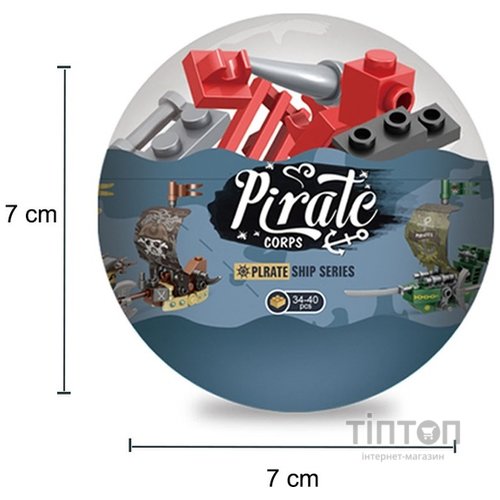 Конструктор Mindbox Корабель піратів асортименті